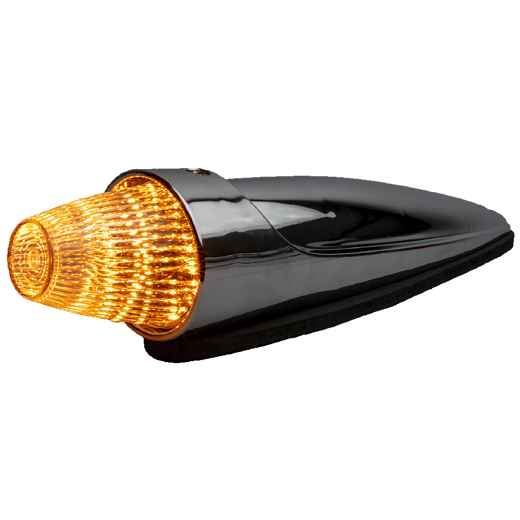 Chrome Torpedo Roof Marker Light - Dual Colour