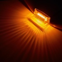 Full LED Indicator Light - Orange Glass