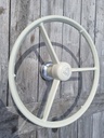 3-Spoke Steering wheel white Scania R-serie Steamline/Nextgen - Vabis Logo