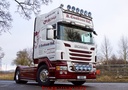 SideBars St. Steel - Scania R2 Wb.3,70 With Low SideSkirts (Exhaust Under Car) - 5 Amber LED