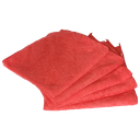 Set (5 Pieces) Microfibre Cloths - Red