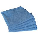 Set (5 Pieces) Microfibre Cloths - Blue