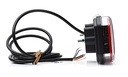 LED 5-Function Tail/Brake/Fog/Reverse/Dynamic Ind. Light | 12-24V | 236x103x40mm 