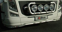 LoBar Aluminum Volvo FM/FH AF 2002 MET SPOILER - 7 Amber LED