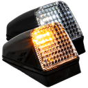 Volvo Top Light Clear Lens - white/amber LED