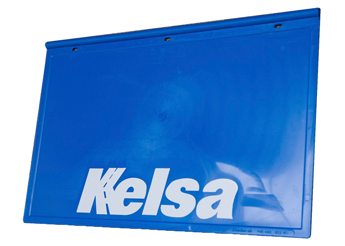 Blauwe Mudflaps Kelsa