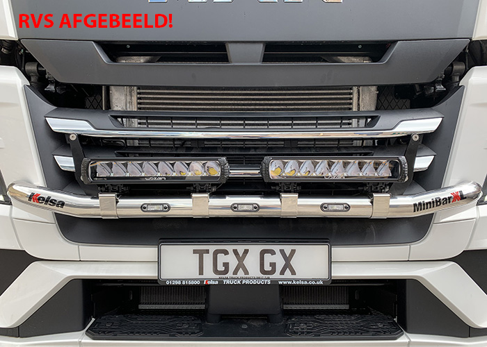 Aluminum MiniBar XL MAN 2020 TGX GX / GM cabine met kunstof bumper