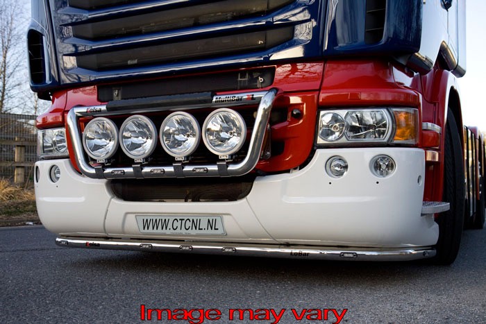 LoBar St. Steel Scania R Serie TYPE 2 Hoge Bumper - 7 Amber LED