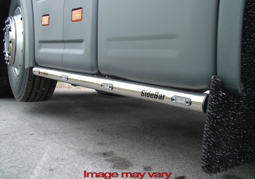 SideBars St. Steel Scania 4/R Serie 6X2 SIDEBARS - 4 Amber LED