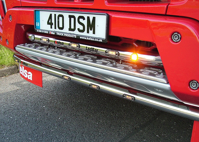 (VLEDS09/A) (St Steel) LedBar - Volvo FMX EURO 6 with Amber LED's