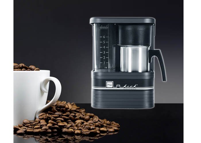 COFFEE-MAKER KIRK 6 CUPS Aluminum CASE