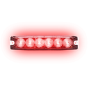6-LED Ultra Thin Strobe red 12V/24V