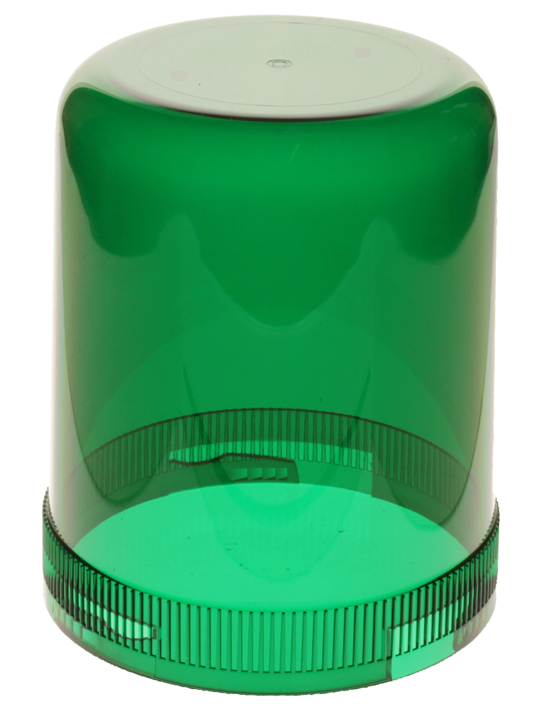 Green beacon lens for AEB 590/595 beacon