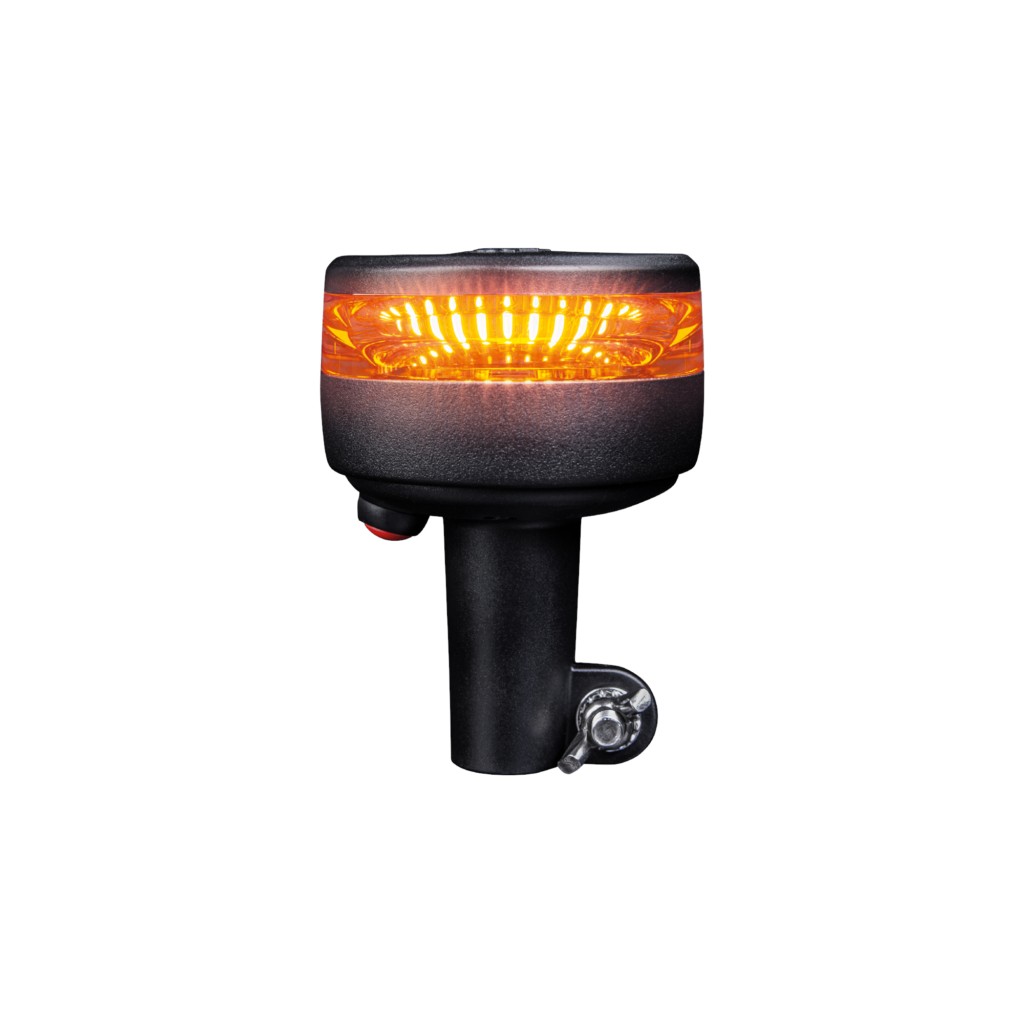 Cruise Light - Beacon Warning Light LED - Pole Mounting/DIN - Amber Lens