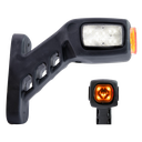 Sidemarker Rubber Arm Short Freedom LED 3 Colors - Left
