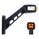 Sidemarker Rubber Arm Long Freedom LED 3 Colors - Left