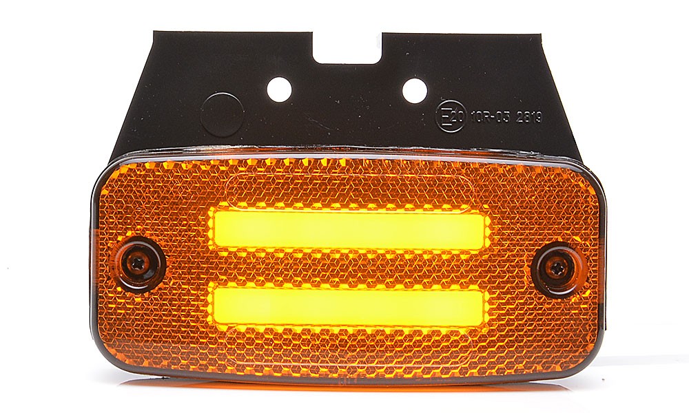 LED positionlight 'Two Lines' Amber - 12-24V