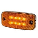 LED Side Marker/Position Light + Indicator Orange 12-24V | 110x50mm 