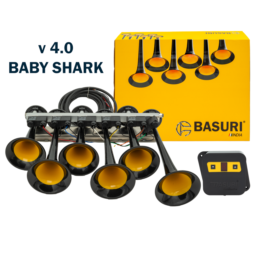 Basuri Baby Shark Air Horn 4.0 12/24V - 22 Melodies
