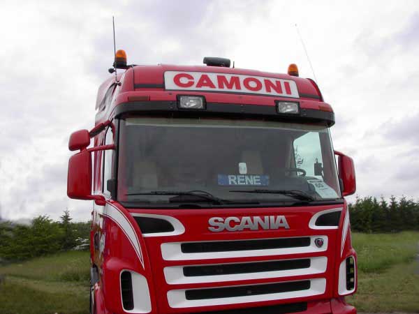 Nedking Ultra Thin LED Truck Sign - Scania R-Serie Highline (135) - White