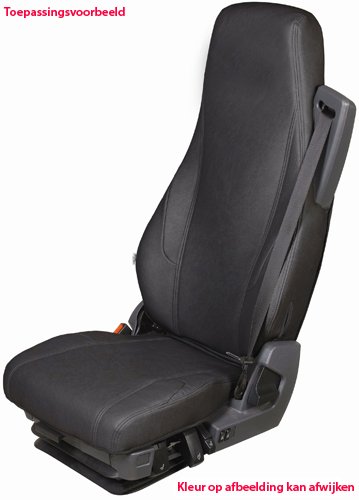 Leather Imit Black seatcover uni. left Volvo FH/FM version 2&3 