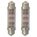 SV8.5 6 LED's (2 Pc's) - Red