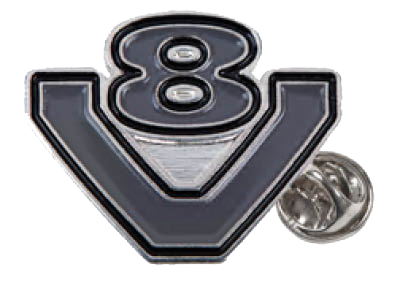 V8 Logo - Pin