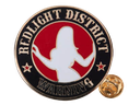 Warning Redlight District - Pin