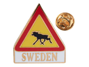 Warning Sweden Moose - Pin