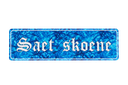 Saet Skoene - Blue - Sticker