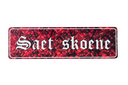 Saet Skoene - Red - Sticker