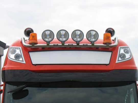 Nedking Ultra Thin LED Truck Sign - DAF XF105/106 Super Space Cab (146) - Orange