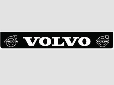 Mudflap Rear Bumper for Volvo | Black with White Print | 238x35cm