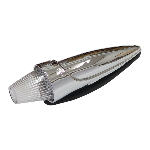 [1100732W-LED] Top Lamp LED Torpedo Chrome - Clear 