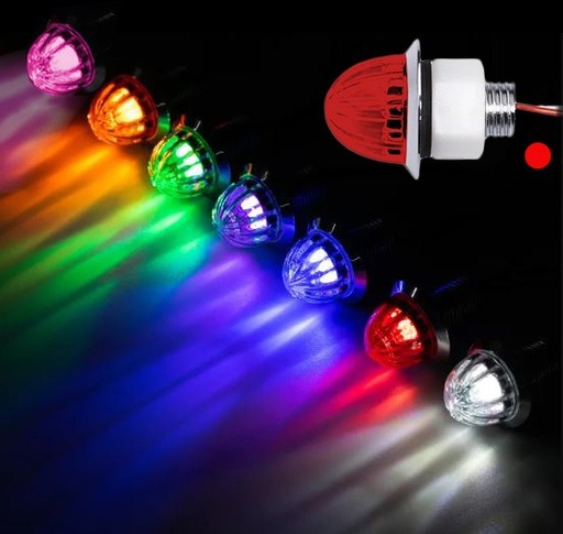 [26070219-R] Nedking LED Mini Watermelon Light Red - Red Lens