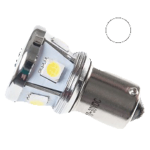 [26078SMD32VW] BA15s 8 SMD LED's (2 Pc's) - White