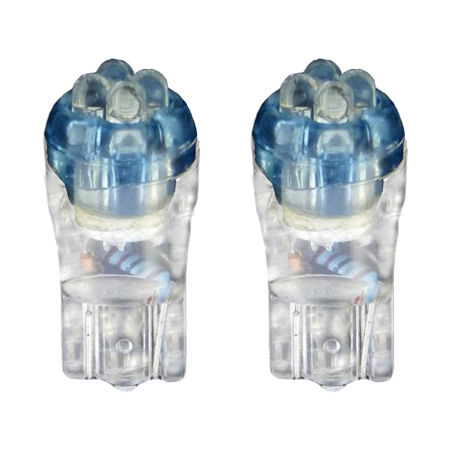 [201194424VB] T10 Wedge 4 LED's (2 Pc's) - Blue