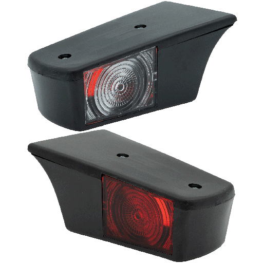 [26060255] Old School Roof Marker Light Scania 2-Series Red-White