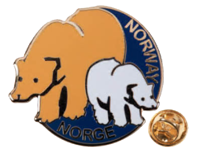 [501010] Norway Bears - Pin